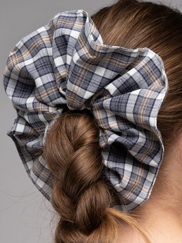 גומיית בד משובץ כחול1 גומיית בד משובץ כחול1