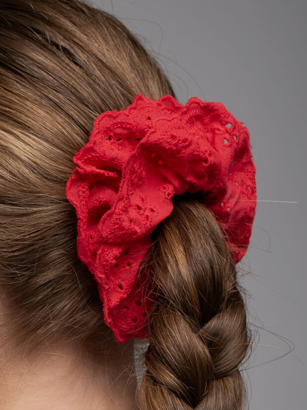 גומיית בד תחרה אדום1 גומיית בד תחרה אדום1